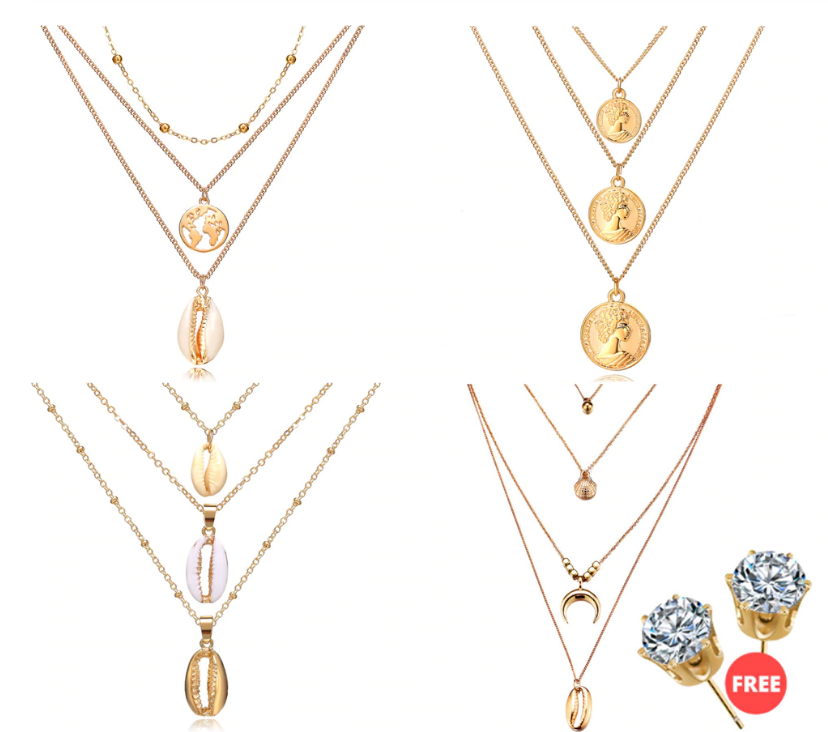 Multi-Layer Bohemian Style Necklaces