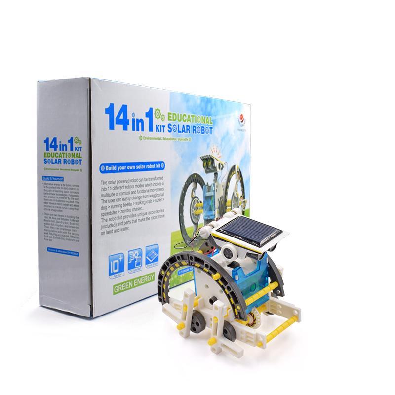 Advanced 14 in 1 DIY Solar Robot Kit