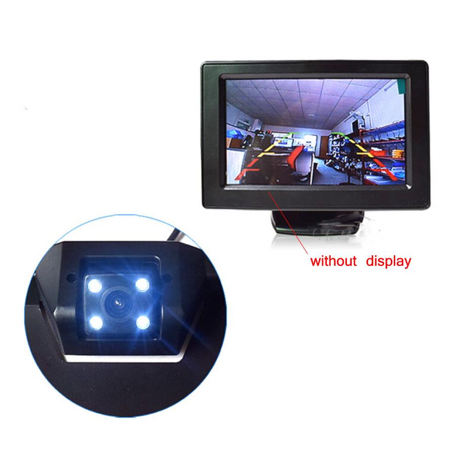 Waterproof European License Plate Frame Rear View Camera