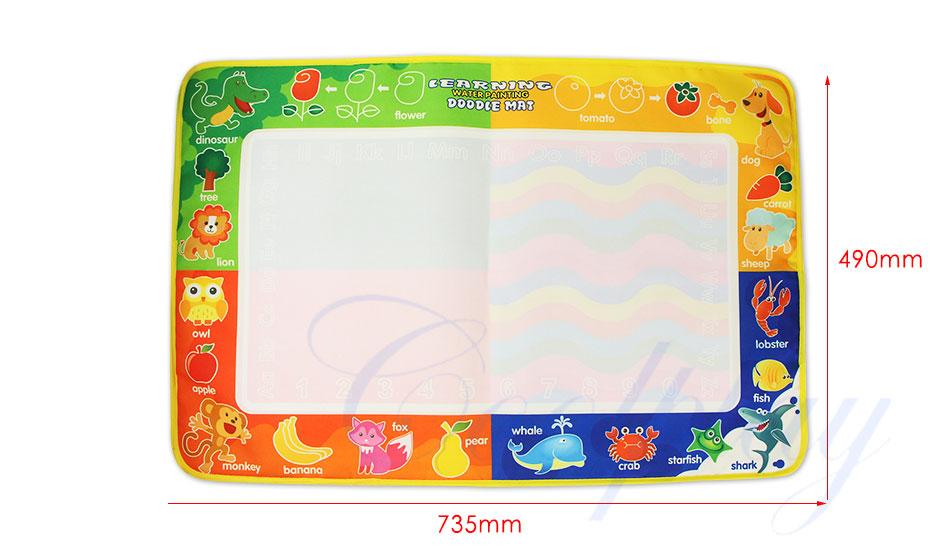 Multicolor Water Painting Drawing Mat