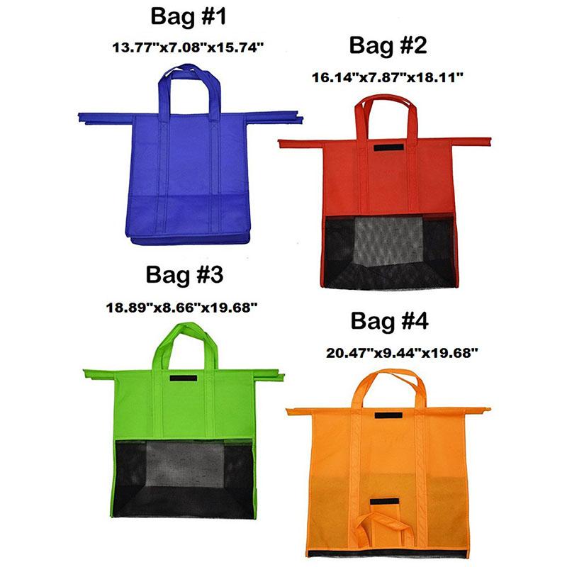 Grocery Shopping Bags with Compartments