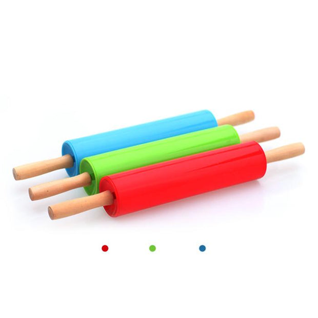 wooden handle creative roller type rolling pin